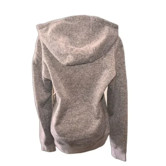 Element Highland Henley Hoodie Gray Tight-Knit Exterior + Brushed Fleece Inside - Picture 3 of 8